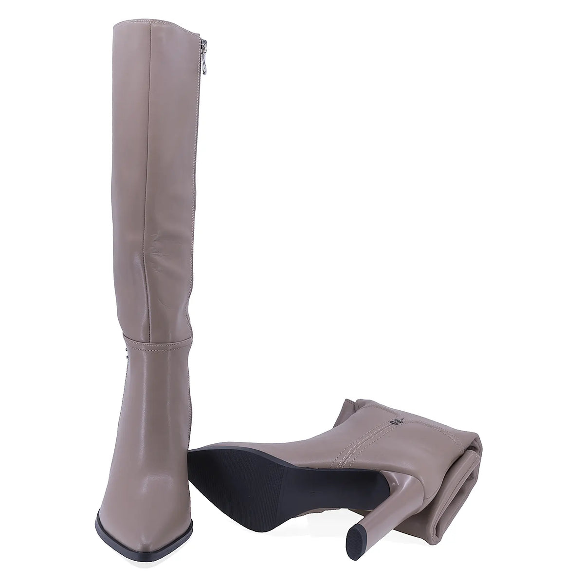 Cizme dama elegante Anna Viotti piele naturala D106-Y0G707-RH2255V-HSI apricot