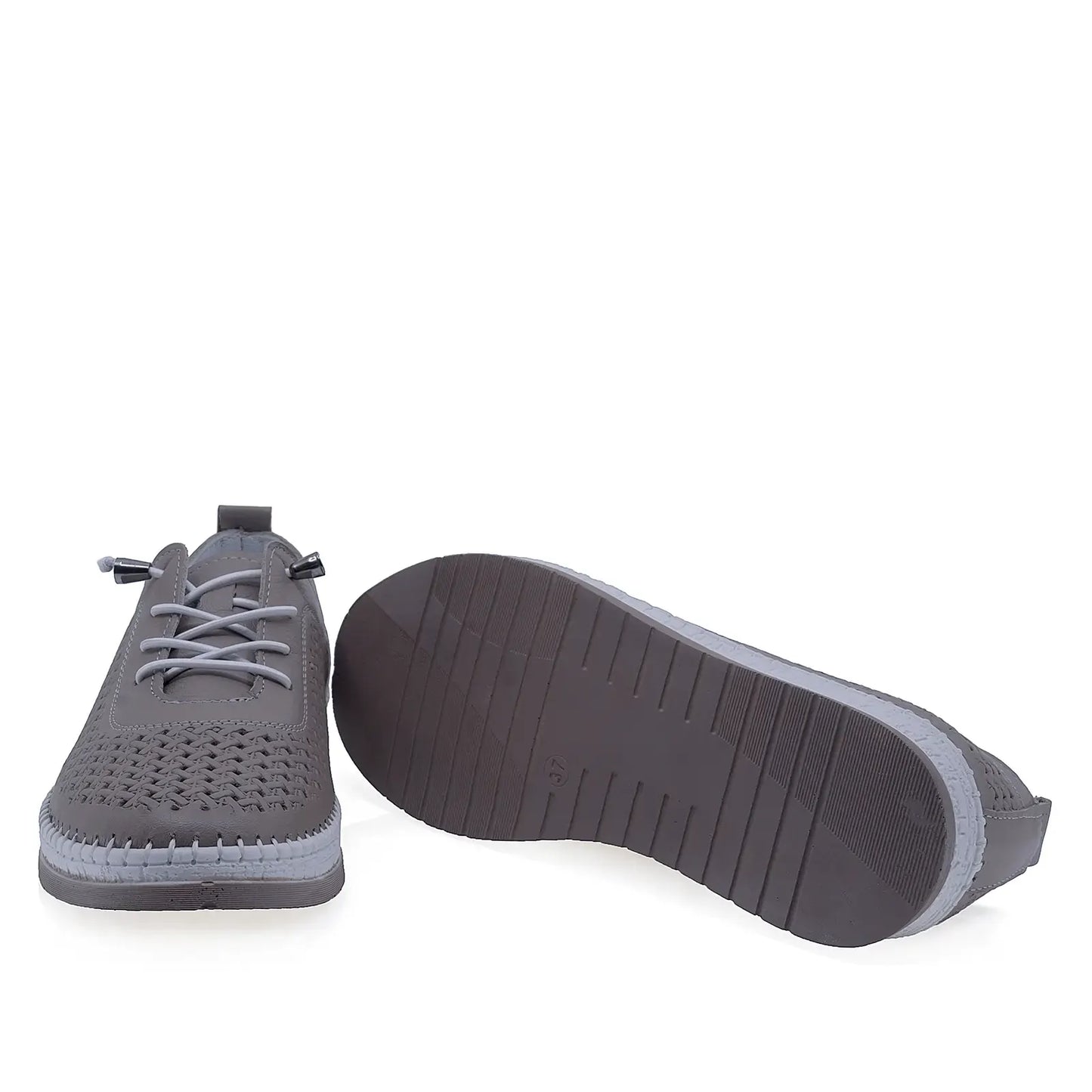 Pantofi Dama Casual Anna Viotti Piele naturala D74-405 gri