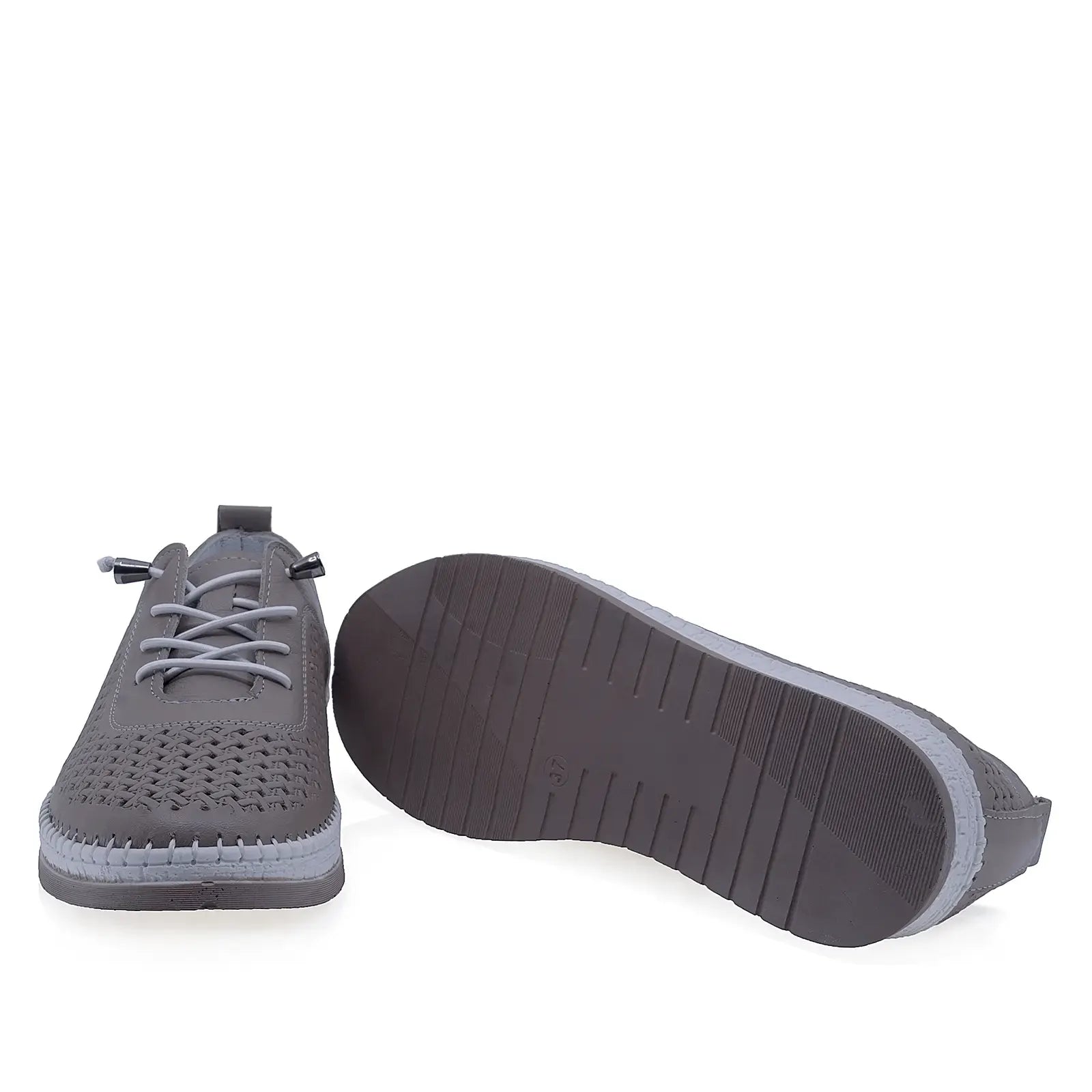 Pantofi Dama Casual Anna Viotti Piele naturala D74-405 gri