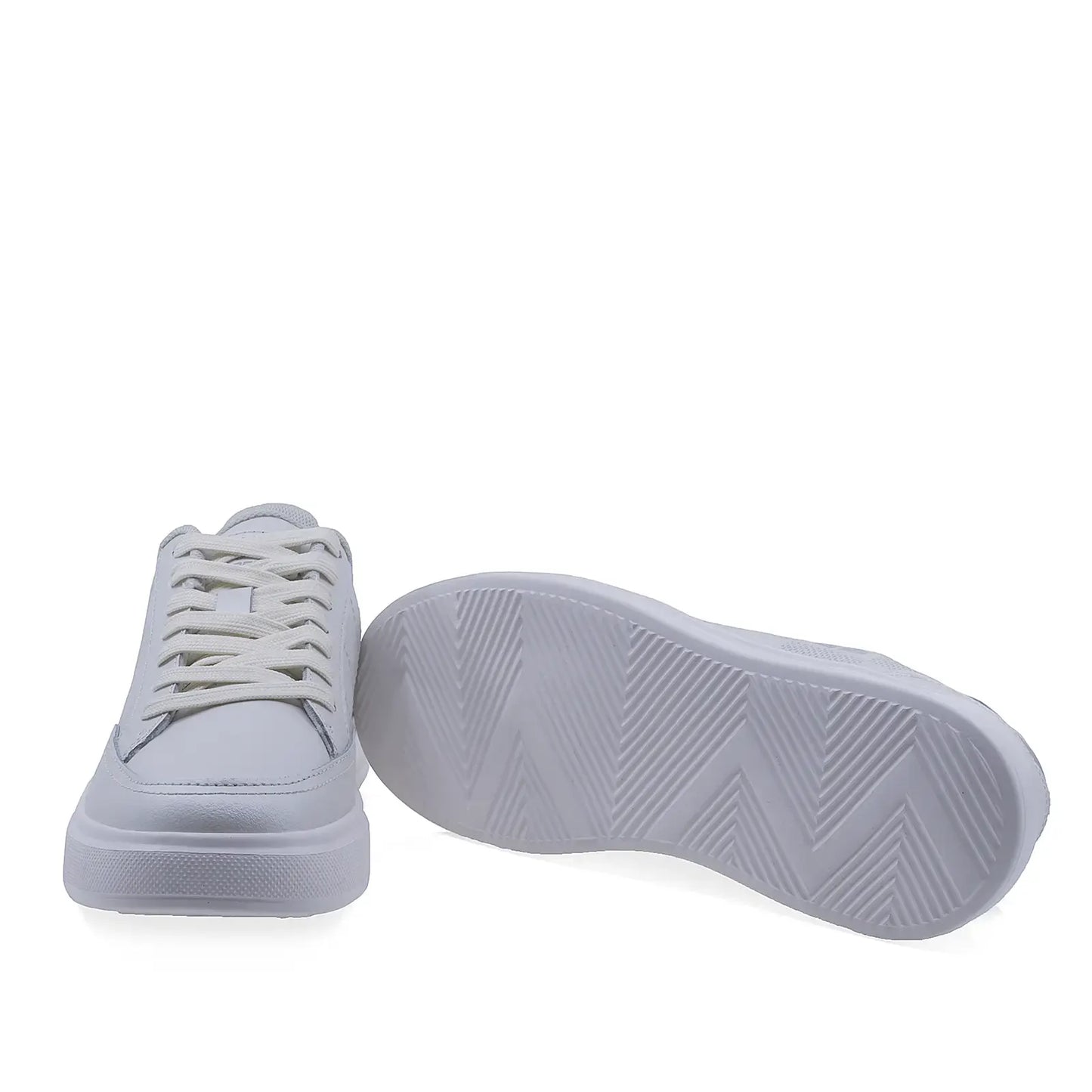 Pantofi Dama Casual Goretti Piele naturala D100-CL33891 alb/gri