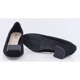 Pantofi dama eleganti Sala piele intoarsa 20573 negri