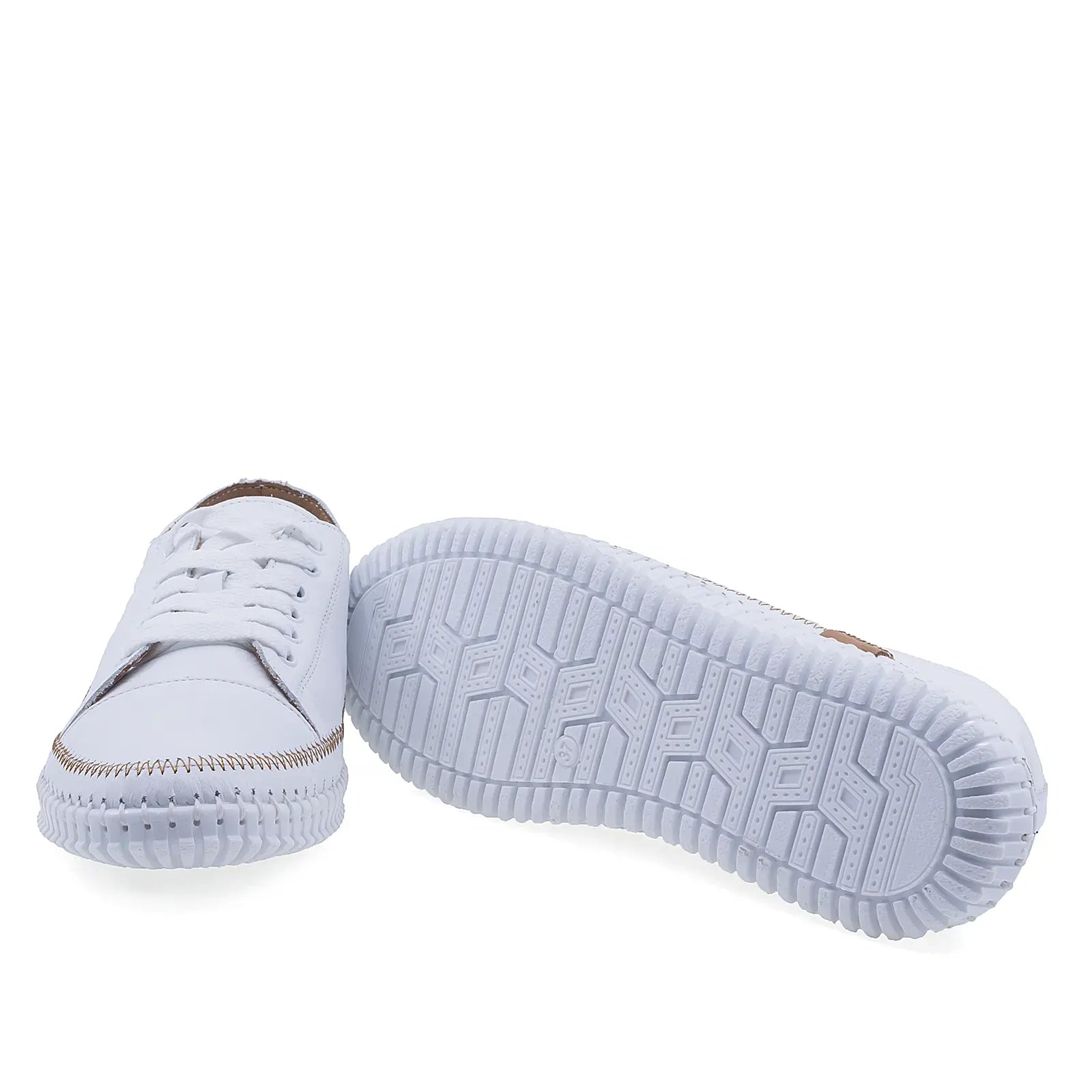 Pantofi Dama Casual Anna Viotti Piele naturala D76-409 alb