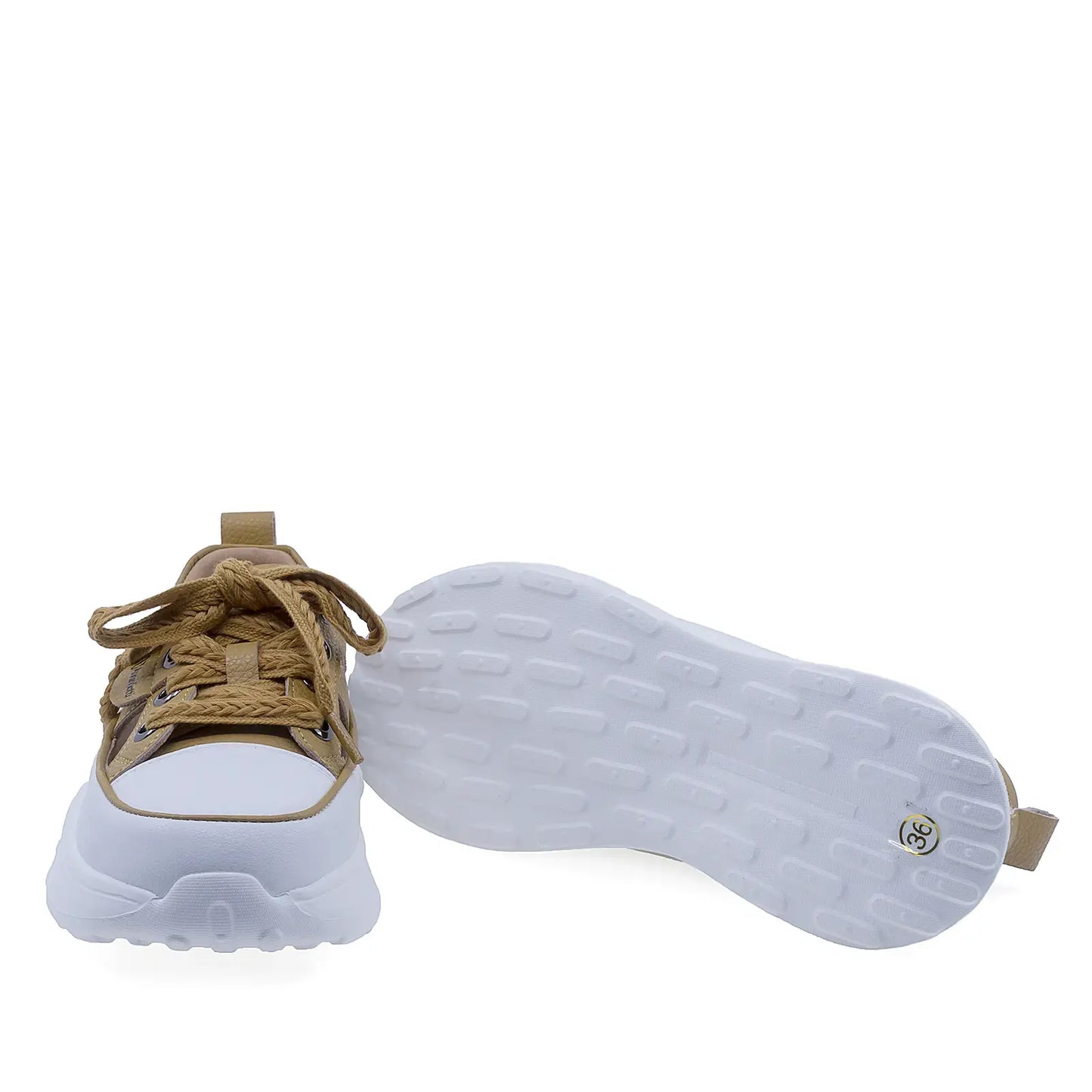 Pantofi dama casual Anna Viotti piele naturala D106-20 galben