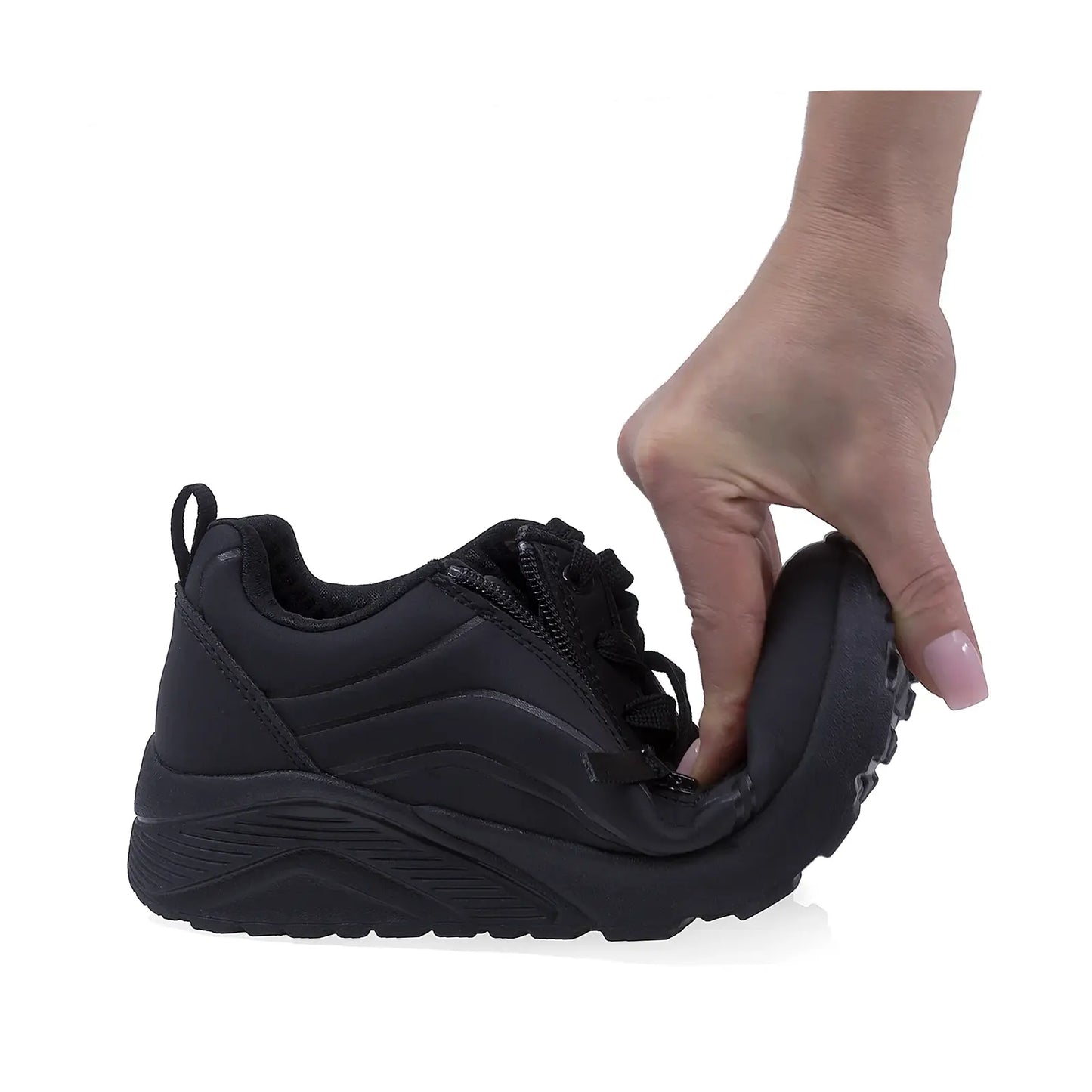 Pantofi Dama Sport SKECHERS Poliuretan D1-310387 negru