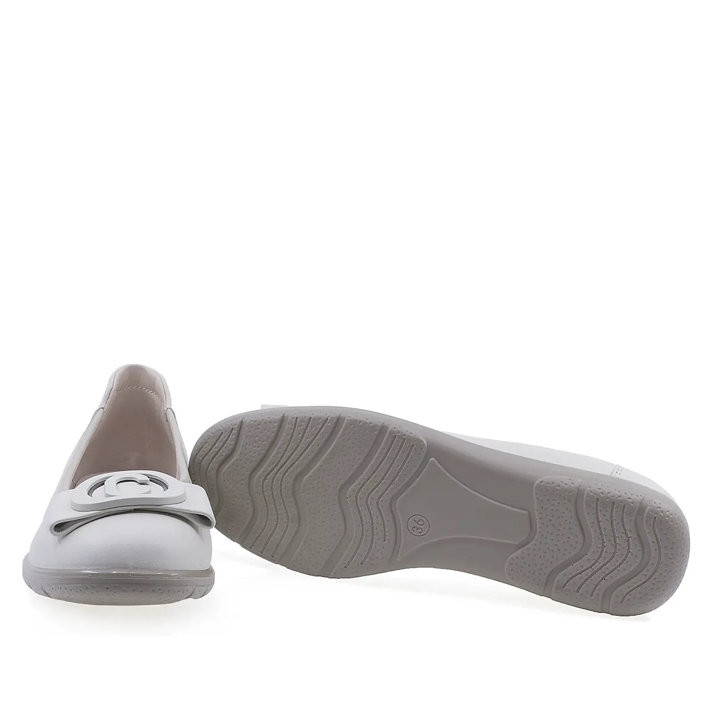 Balerini Dama  Anna Viotti Piele naturala D111-80811 bej