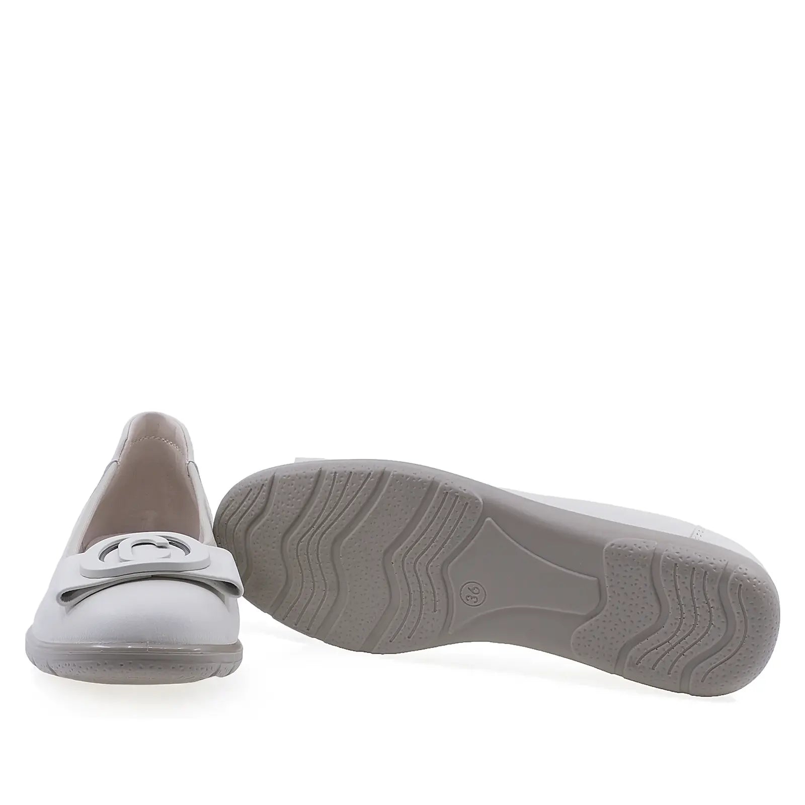 Balerini Dama  Anna Viotti Piele naturala D111-80811 bej