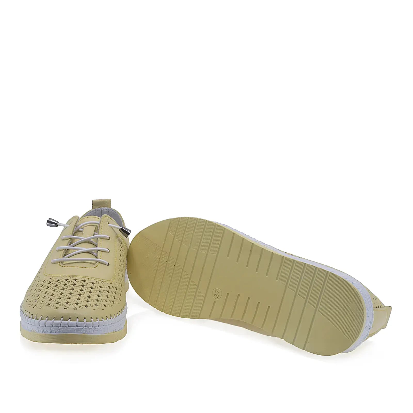 Pantofi Dama Casual Anna Viotti Piele naturala D74-405 galben