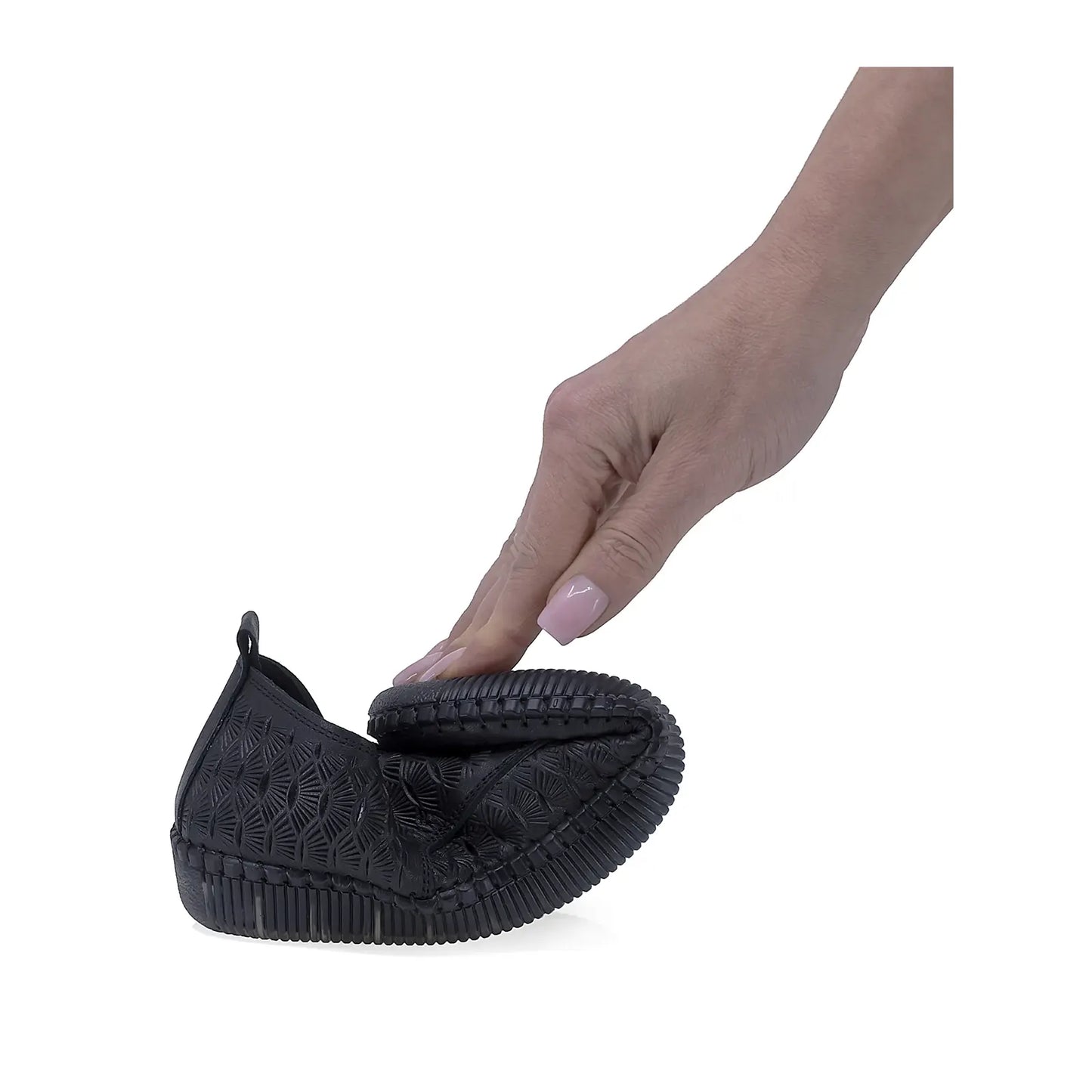 Pantofi Dama Casual Anna Viotti Piele naturala D43-03 negru