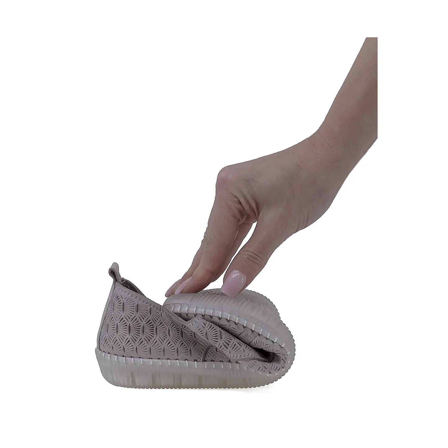 Pantofi Dama Casual Anna Viotti Piele naturala D43-03 gri
