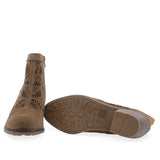 Ghete Dama de vara Casual Anna Viotti Piele intoarsa D116-2600-01R camel