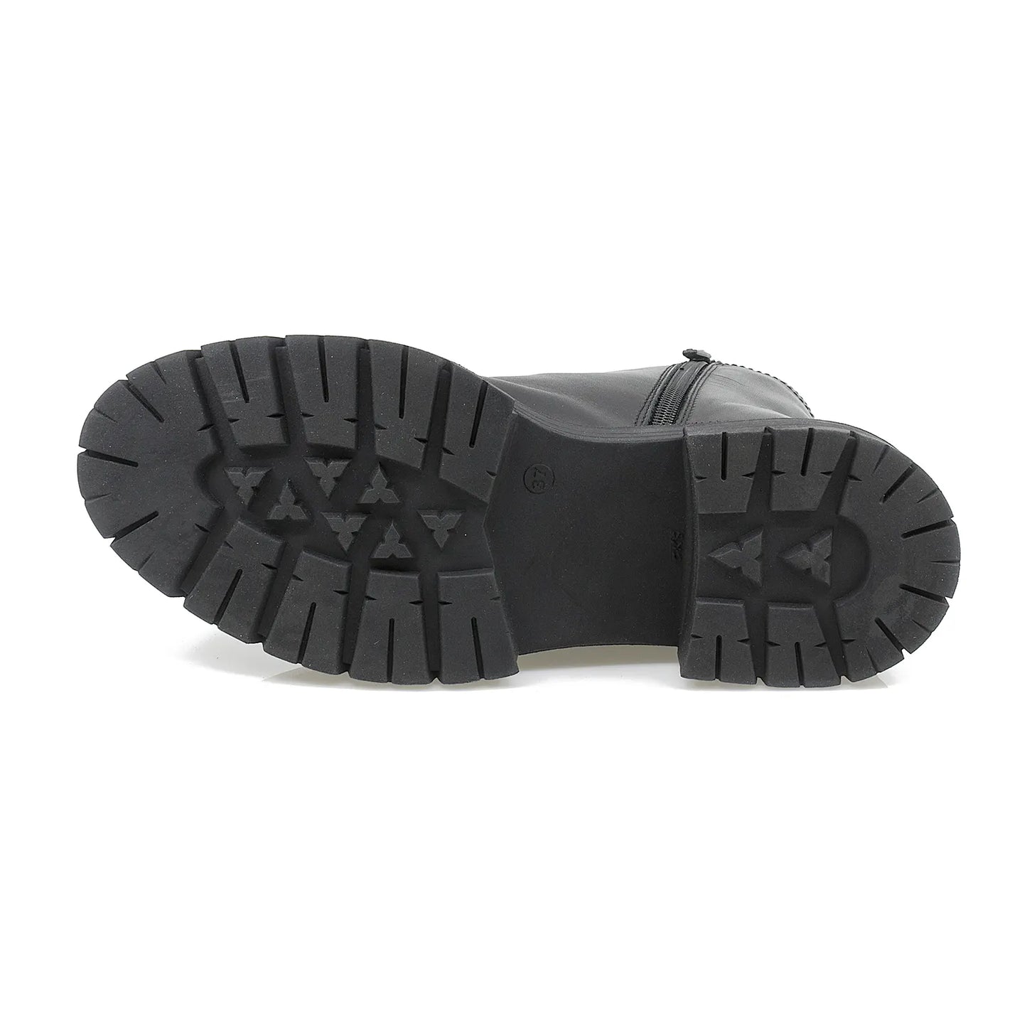 Ghete dama Anna Viotti din piele naturala D44-4522 negru