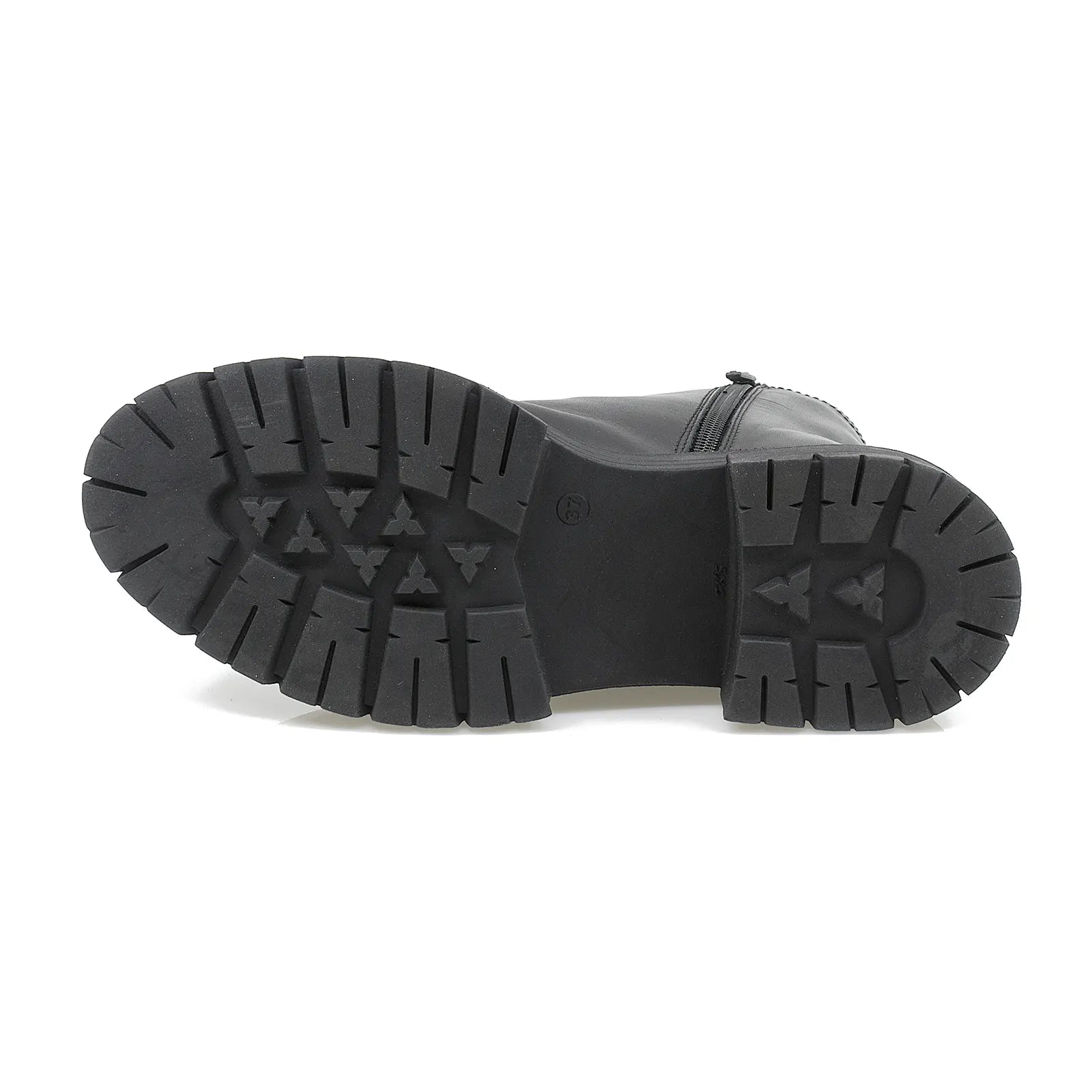 Ghete dama Anna Viotti din piele naturala D44-4522 negru