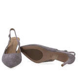 Pantofi dama eleganti Anna Viotti piele intoarsa D105-B149D-270-W99 taupe