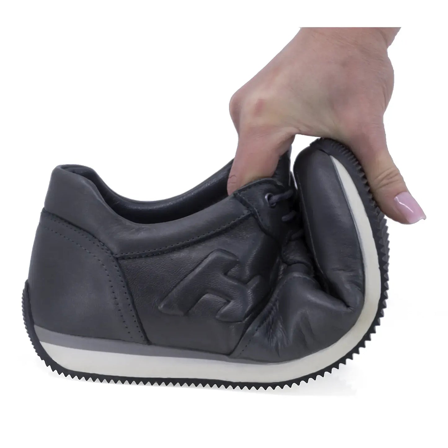 Pantofi barbati casual Goretti piele naturala B17-062 gri