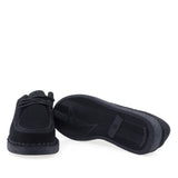 Pantofi dama casual Anna Viotti piele intoarsa D111-S5279 negri