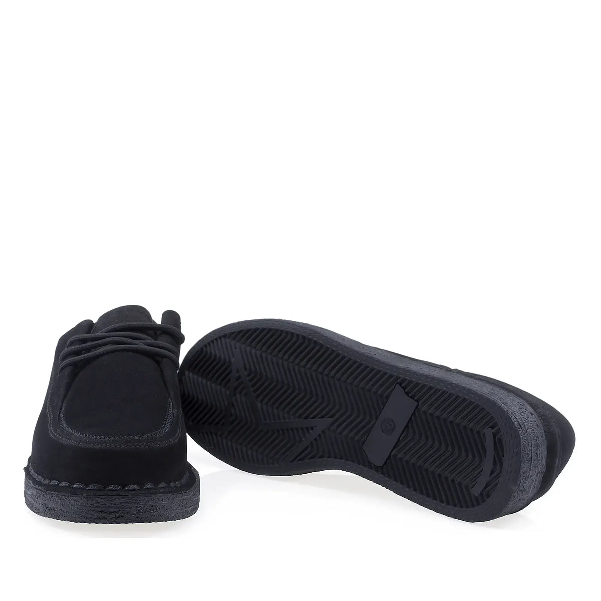 Pantofi dama casual Anna Viotti piele intoarsa D111-S5279 negri