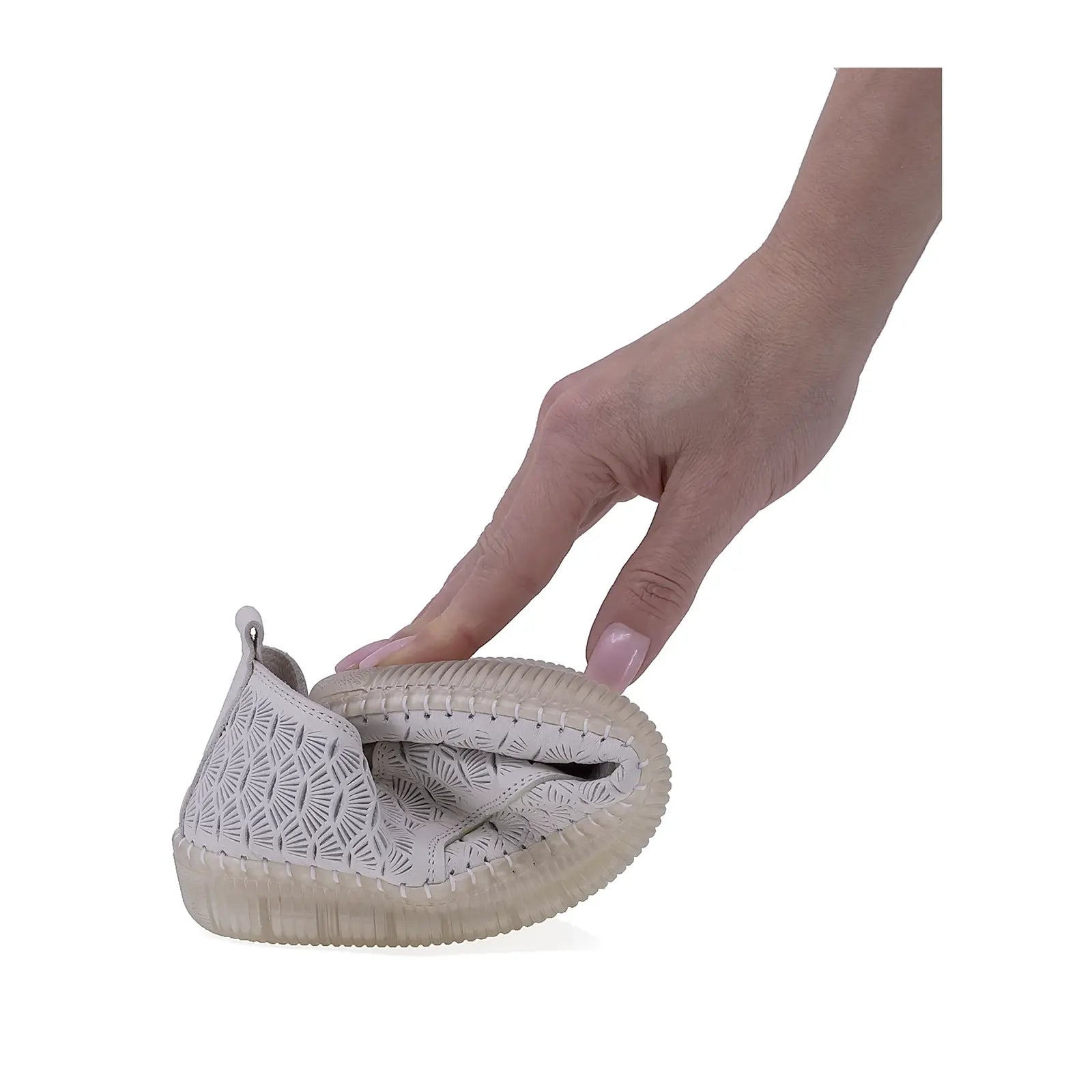 Pantofi Dama Casual Anna Viotti Piele naturala D43-03 bej