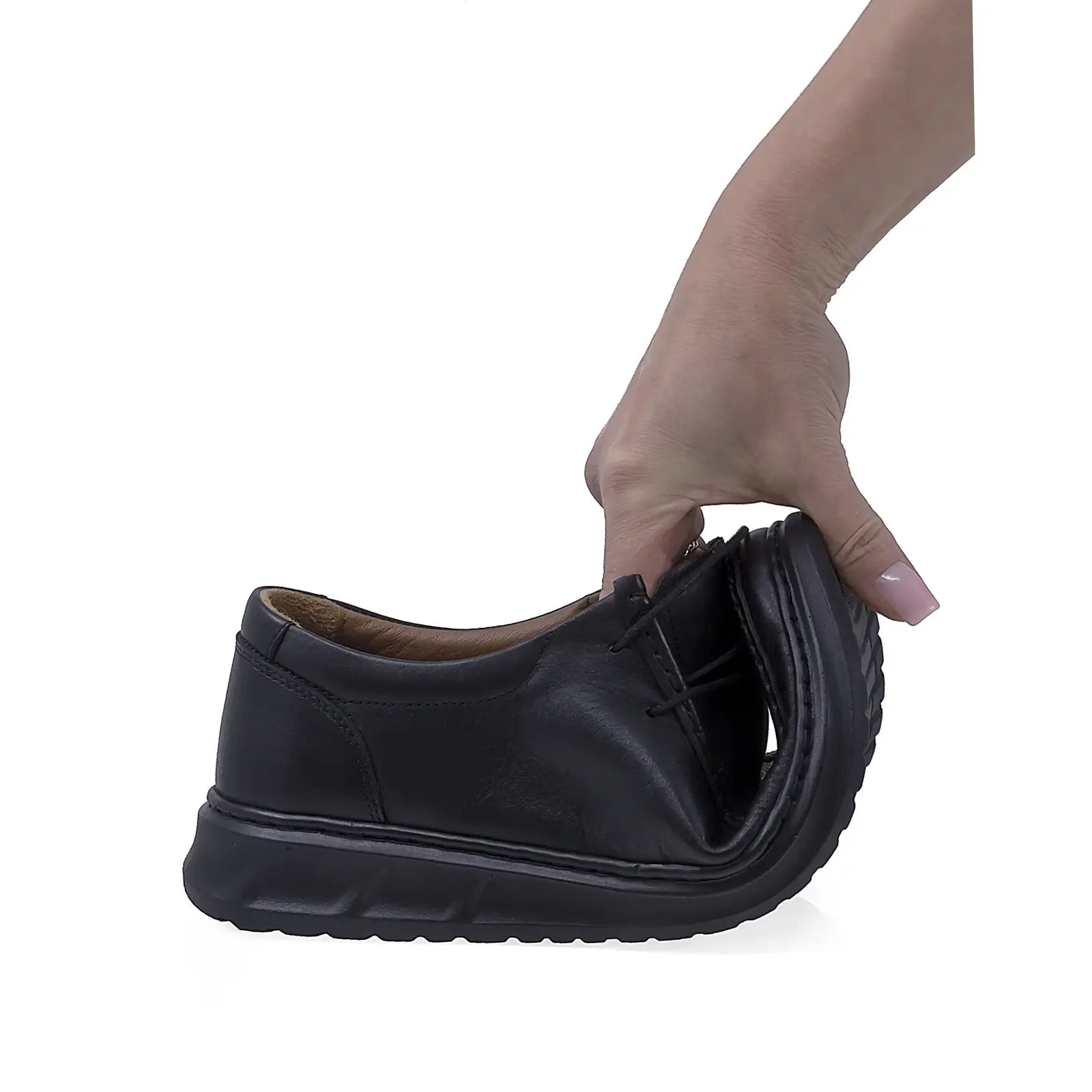 Pantofi barbati casual Komcero piele naturala B36-4k2105-175 negru