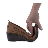 Pantofi Dama Casual Anna Viotti Piele naturala D5011-1-04 maro