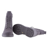 Ghete dama casual Anna Viotti piele intoarsa D106-F11312-C7702-2 gri