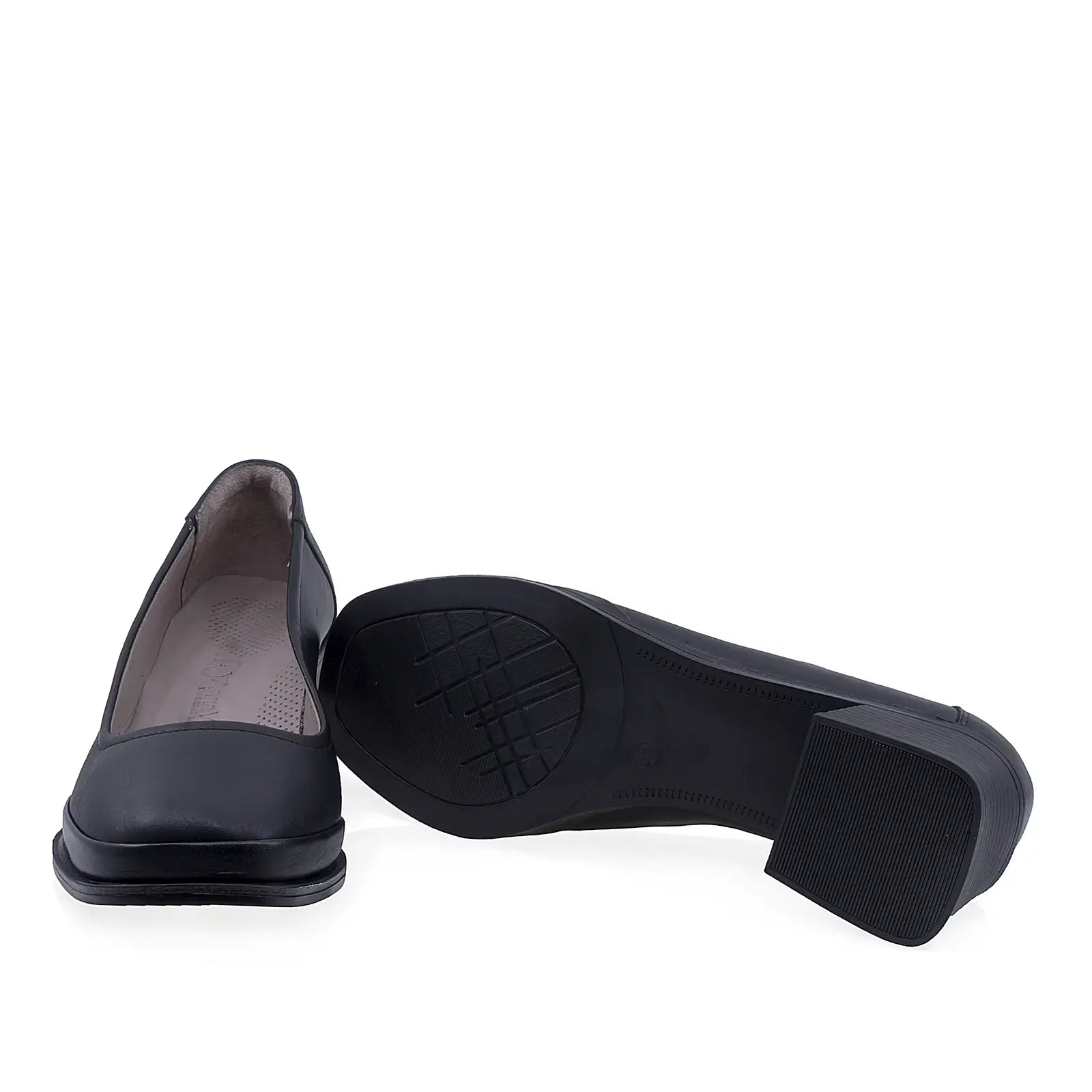 Pantofi dama casual Anna Viotti piele naturla D50-5403 negru