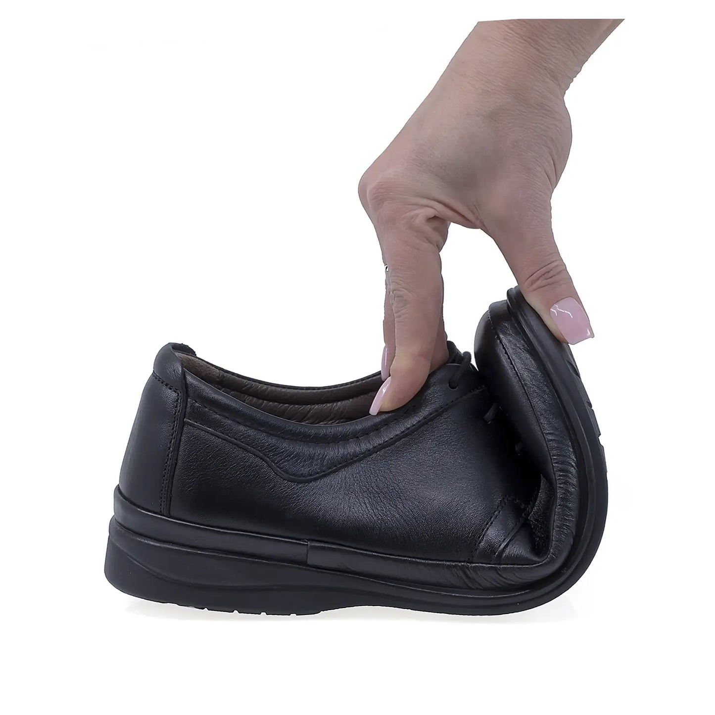 Pantofi barbati casual Goretti piele naturala B28-650 negru