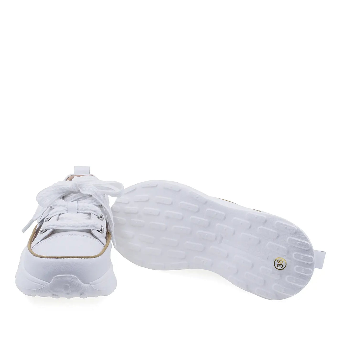 Pantofi dama casual Anna Viotti piele naturala D106-21 alb