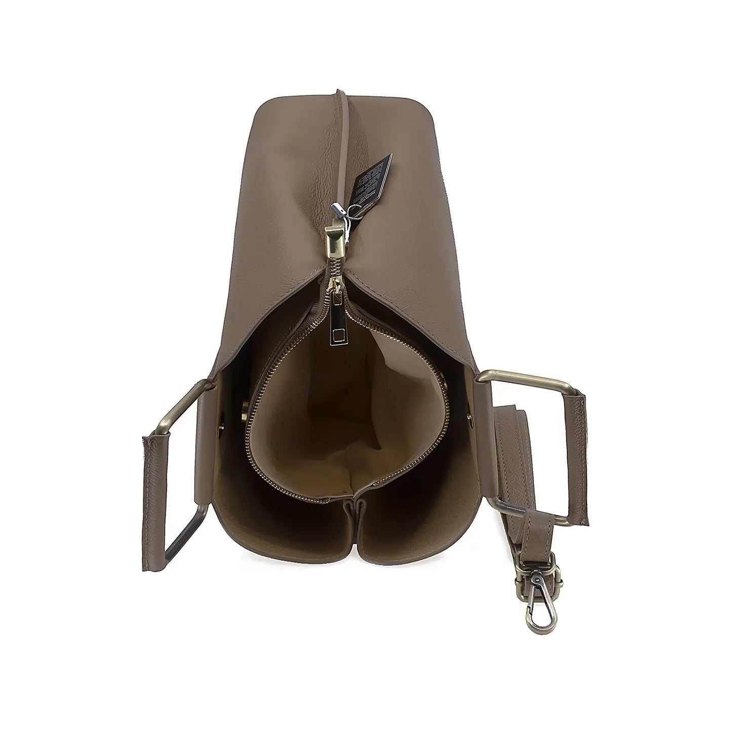 Geantă damă Serenia piele naturala Evelyn024 taupe