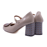 Pantofi dama din piele naturala Anna Viotti D 2764 lac vizon