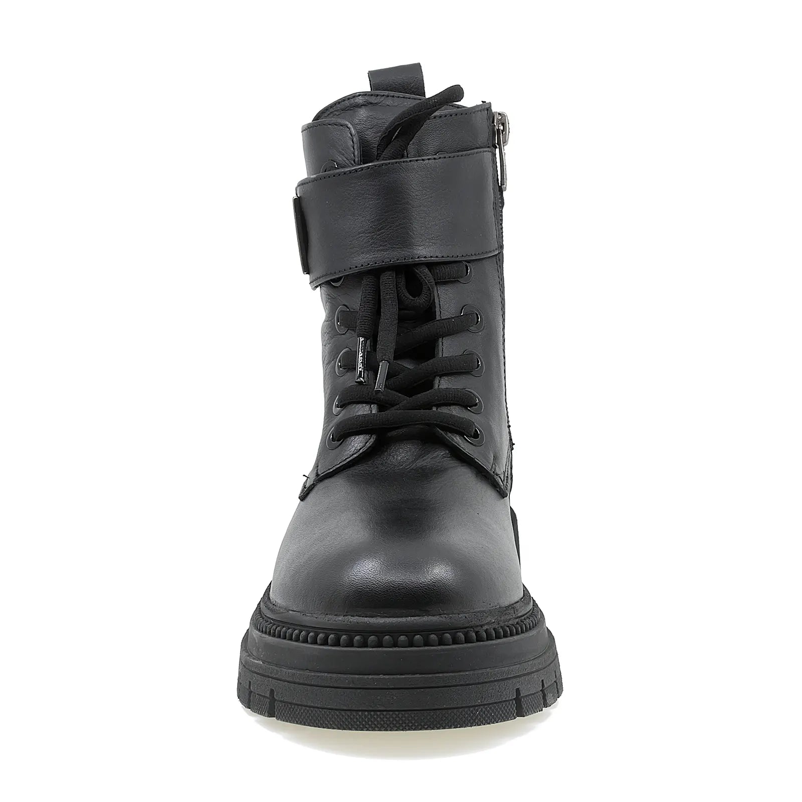 Ghete dama Anna Viotti din piele naturala D 30-124 negru-5