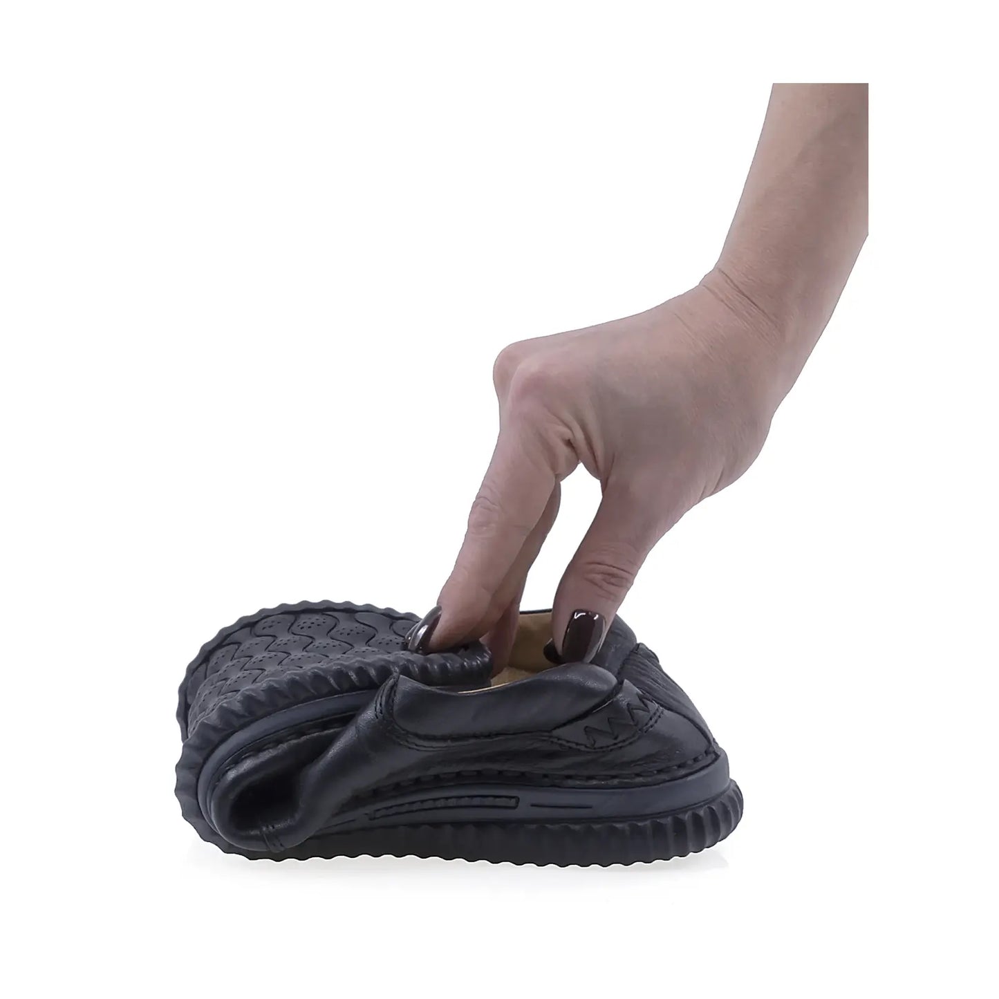Pantofi barbati casual Goretti piele naturala B41-1046 negru