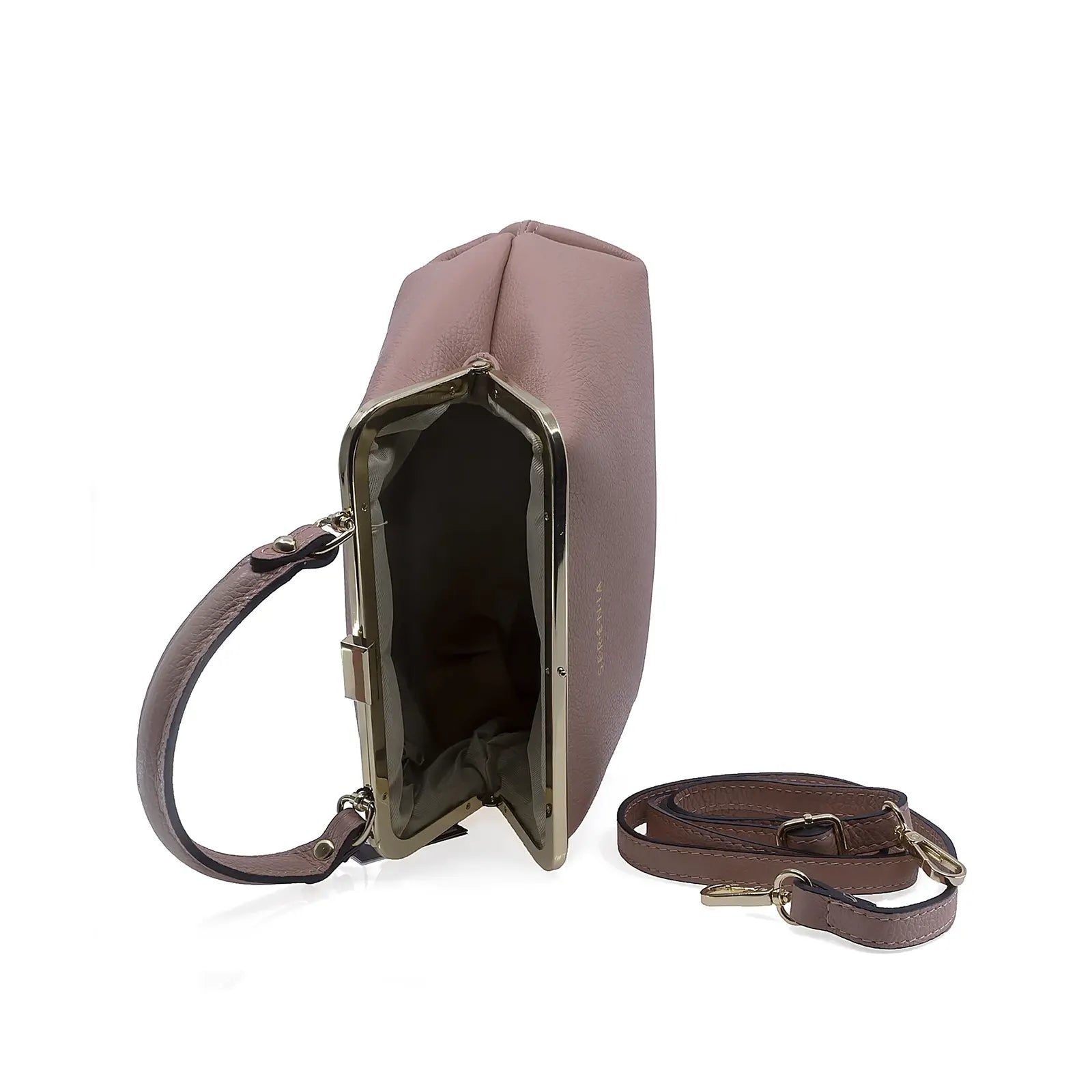 Geantă damă Serenia piele naturala 035 camel