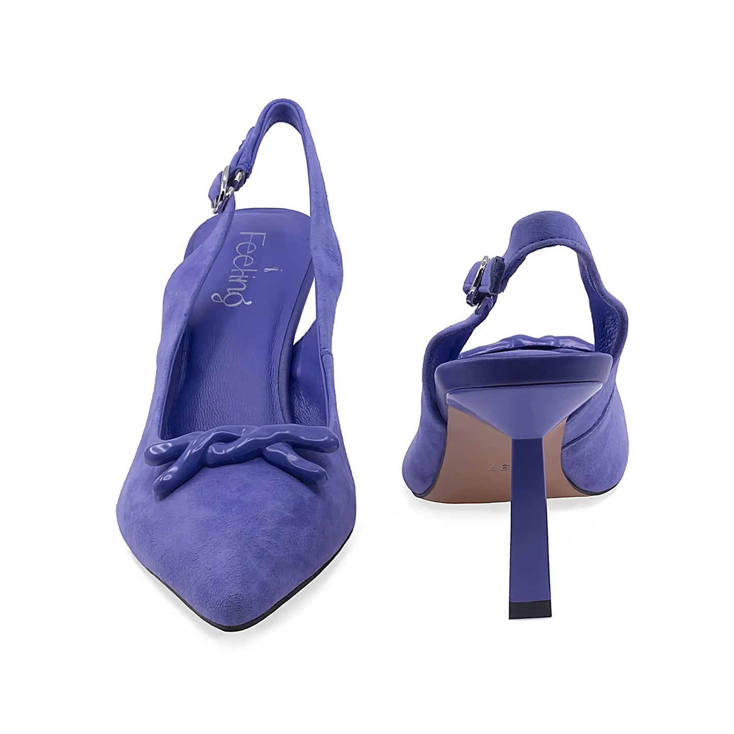 Pantofi dama eleganti Feeling piele intoarsa D47-8328 mov