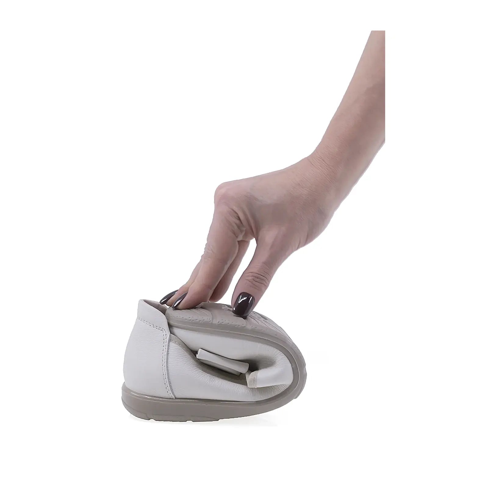 Balerini Dama  Anna Viotti Piele naturala D111-80811 bej