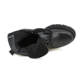 Ghete dama Anna Viotti din piele naturala D44-4522 negru