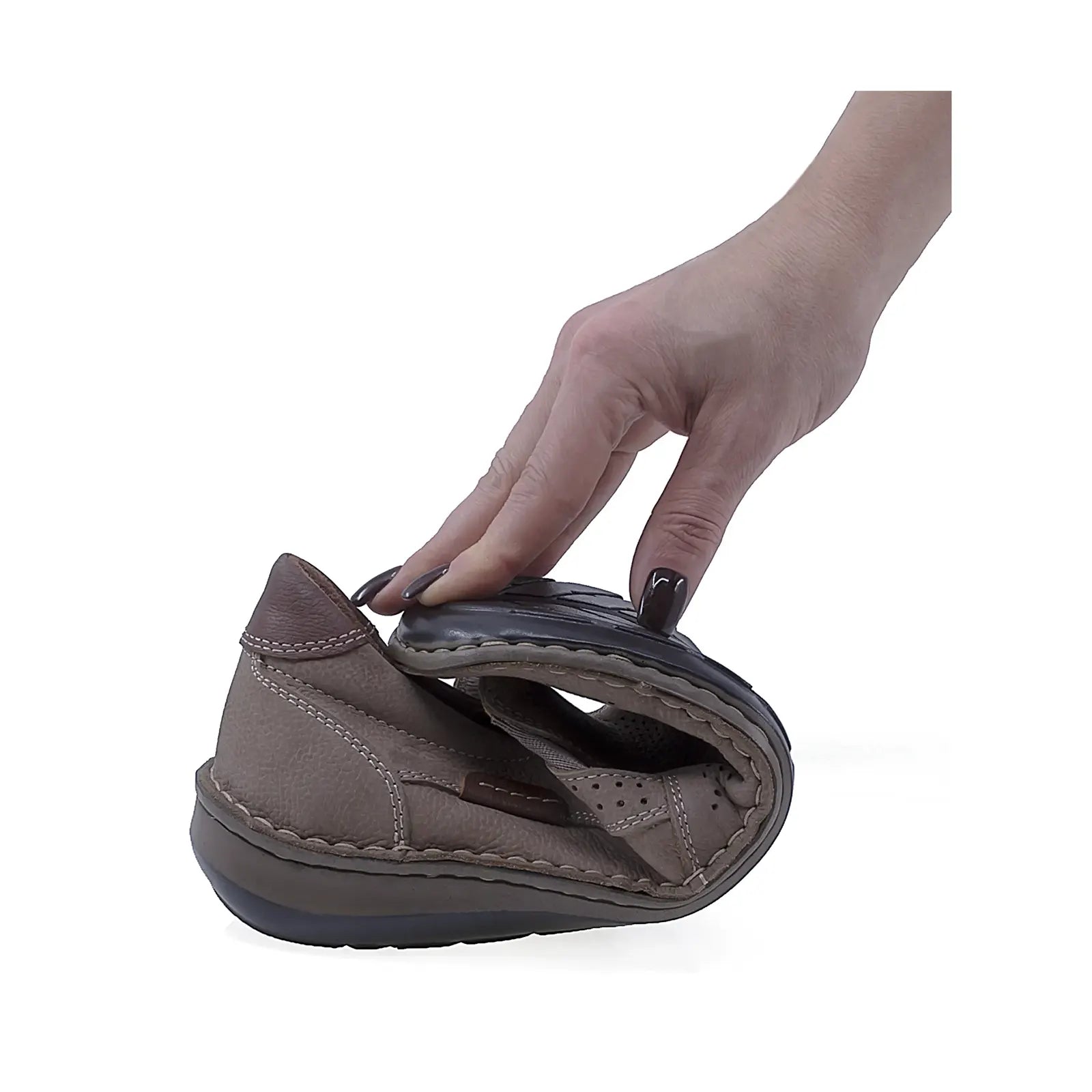 Pantofi barbati casual Goretti piele nabuc B36-9505-1 gri
