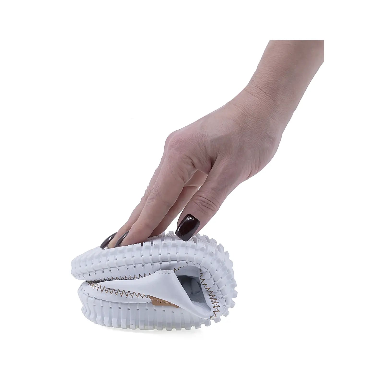 Pantofi Dama Casual Anna Viotti Piele naturala D76-409 alb
