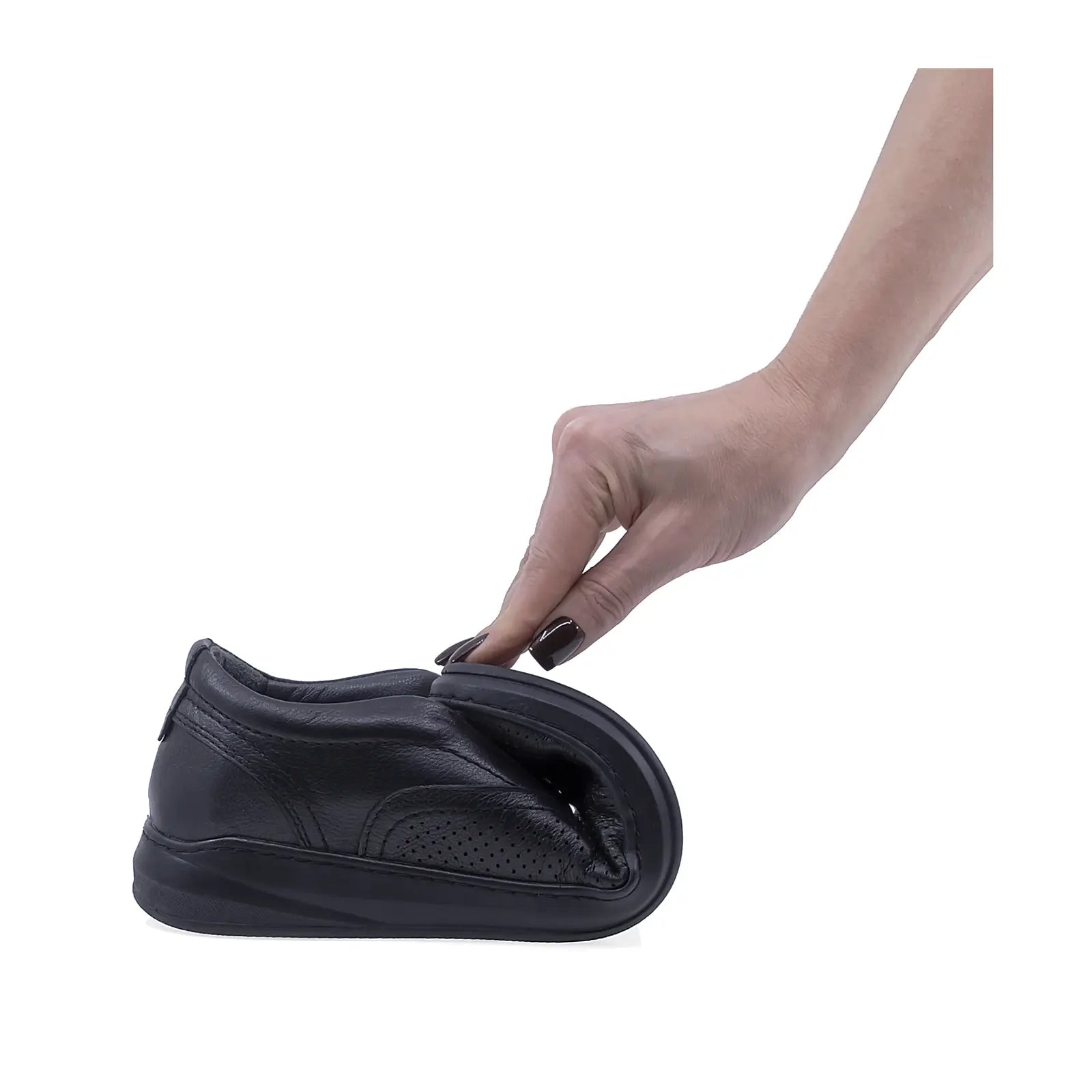 Pantofi barbati casual Goretti piele naturala B36-1668 negru