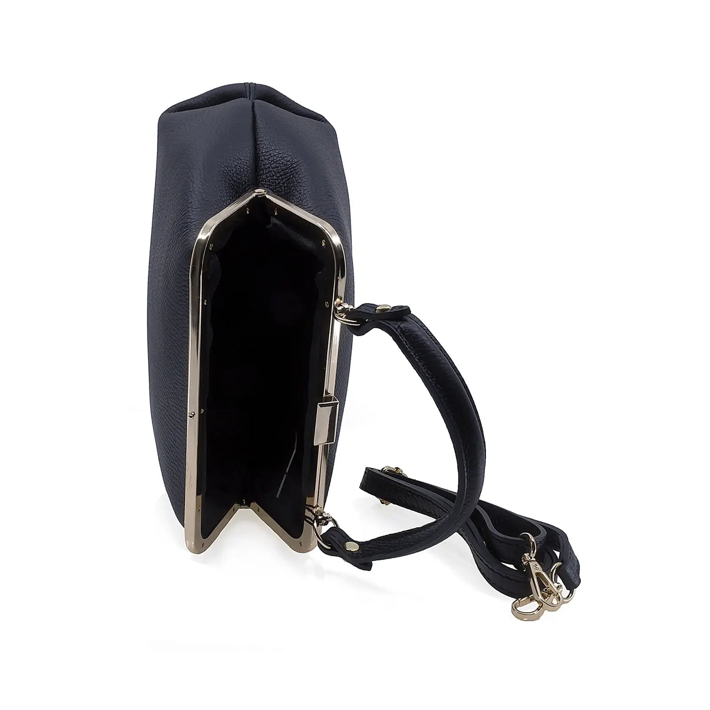 Geantă damă Pelleteria piele naturala 035 negru