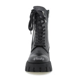 Ghete dama Anna Viotti din piele naturala D15-2044 negru-5