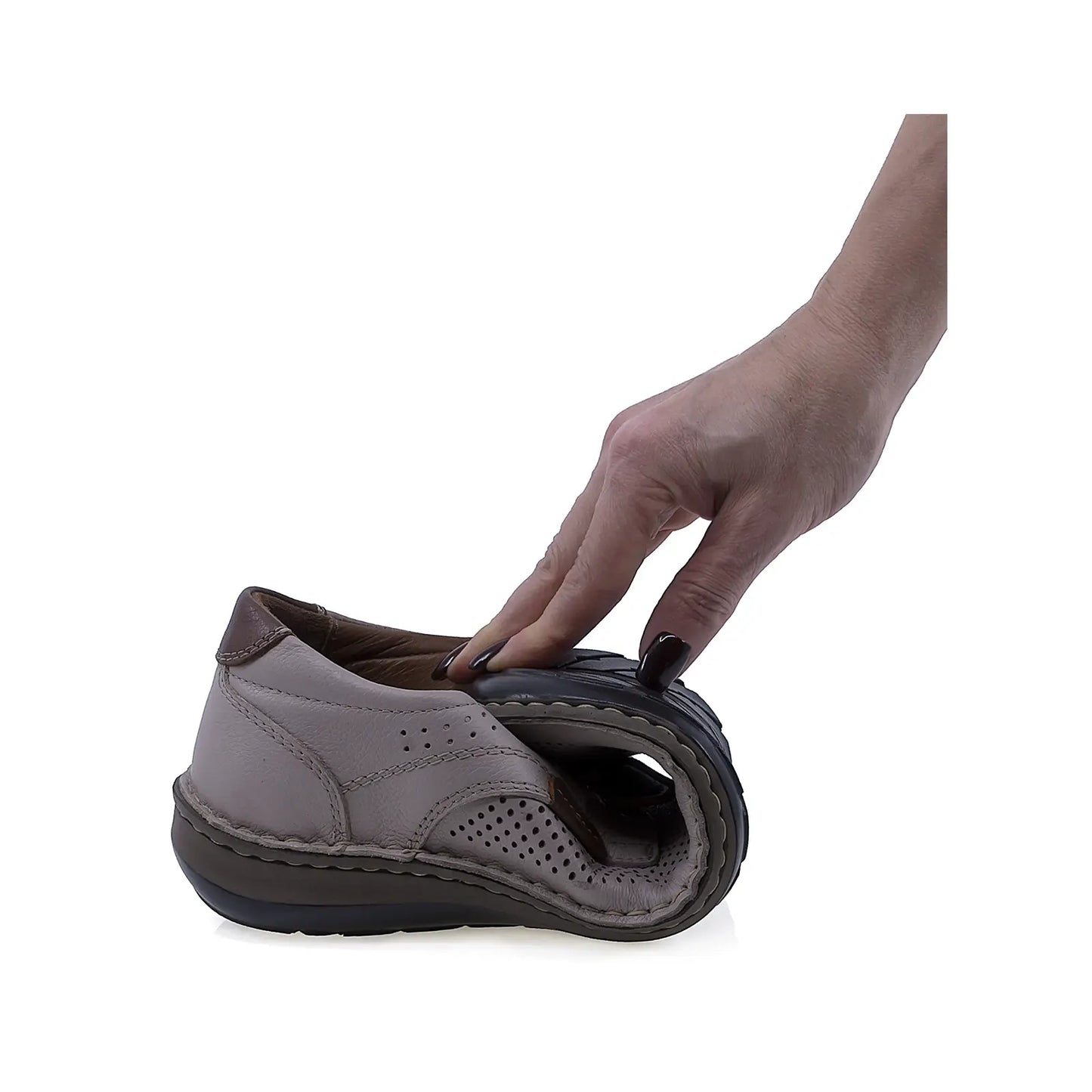 Pantofi barbati casual Goretti piele naturala B36-9506-1 bej