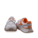 Pantofi dama sport Anna Viotti piele intoarsa, D106-L010-3, orange/multi