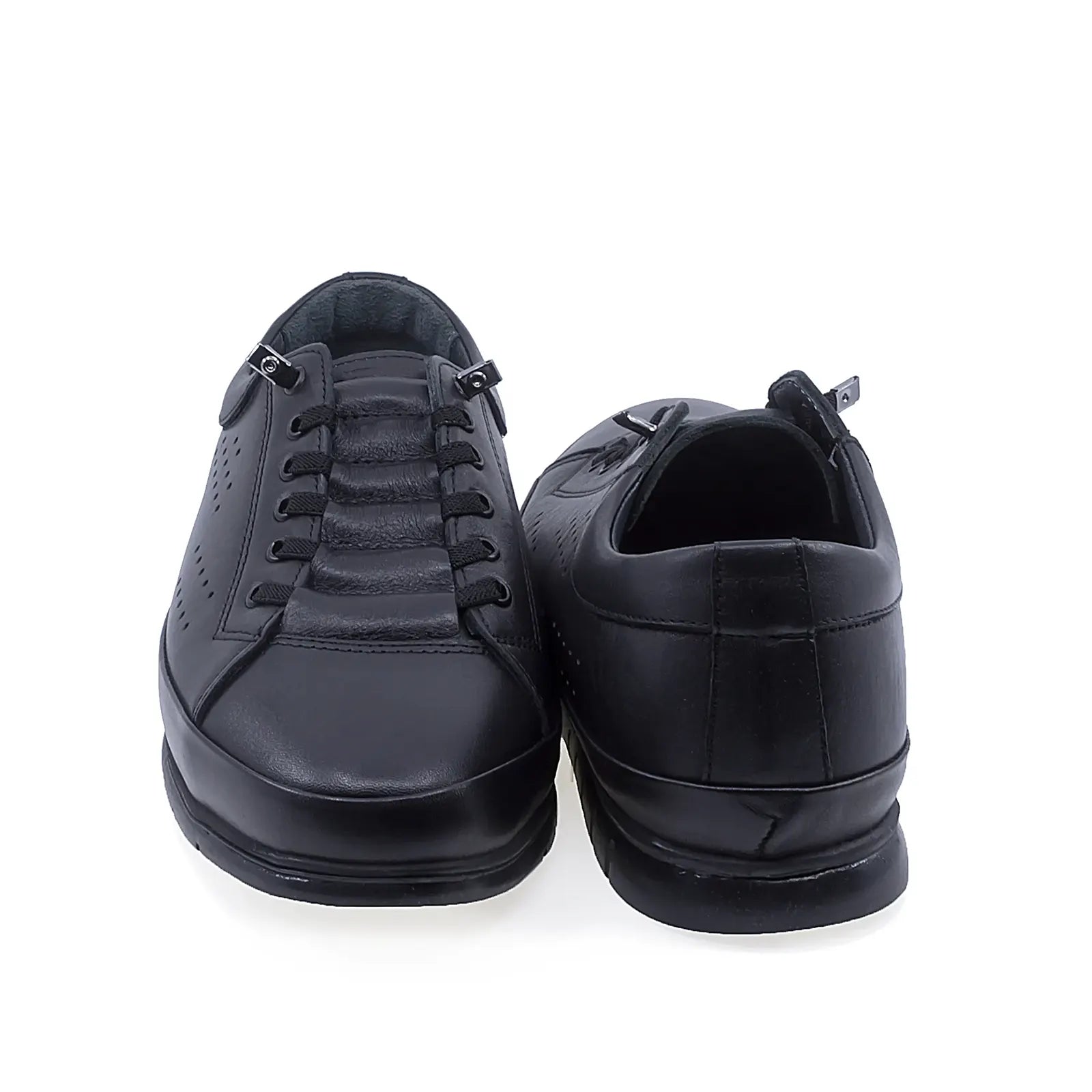 PANTOFI BARBATI CASUAL GORETTI DIN PIELE NATURALA B24-492 negri