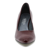 Pantofi dama Anna Viotti din piele lacuita D2207 grena-6