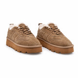 Pantofi Dama Casual Anna Viotti Piele Intoarsa D113-2680 camel