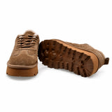 Pantofi Dama Casual Anna Viotti Piele Intoarsa D113-2680 camel