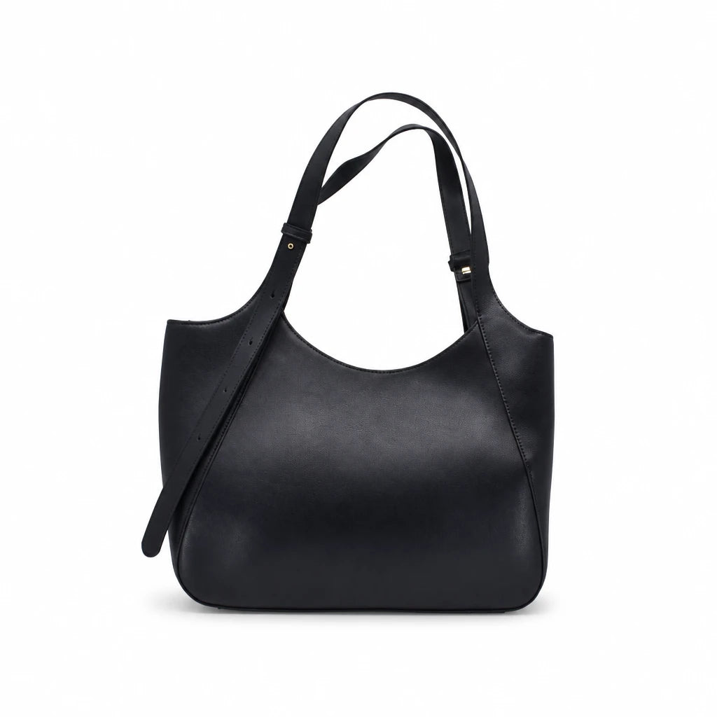 Geantă damă Anna Viotti piele naturala CS12650-001 neagra