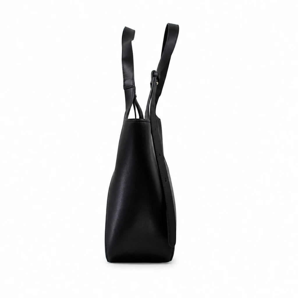 Geantă damă Anna Viotti piele naturala CS12650-001 neagra