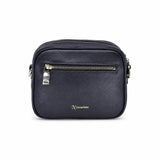 Geantă damă Anna Viotti piele naturala CSN4202-B001 neagra