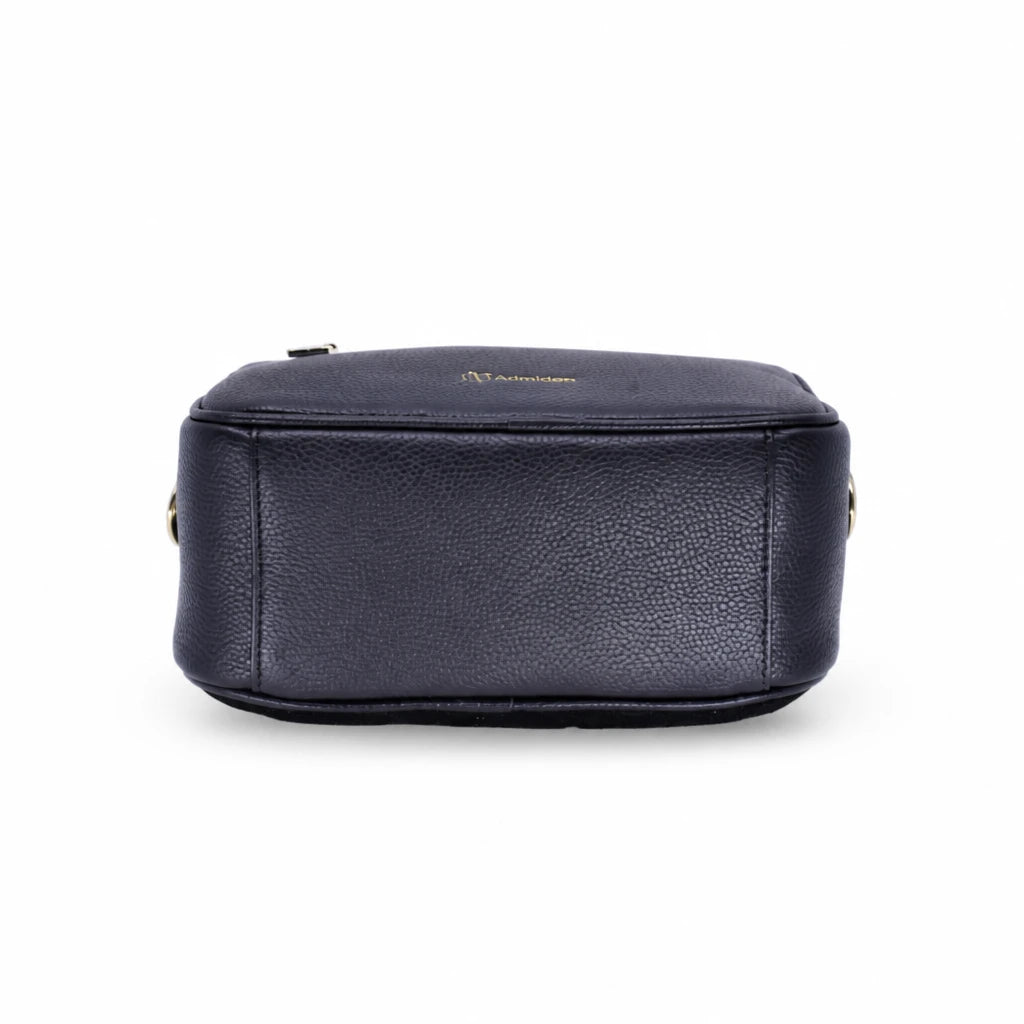 Geantă damă Anna Viotti piele naturala CSN4202-B001 neagra